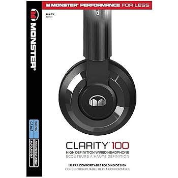 Amazon.com: Monster Clarity HD 100 Around-Ear Wired